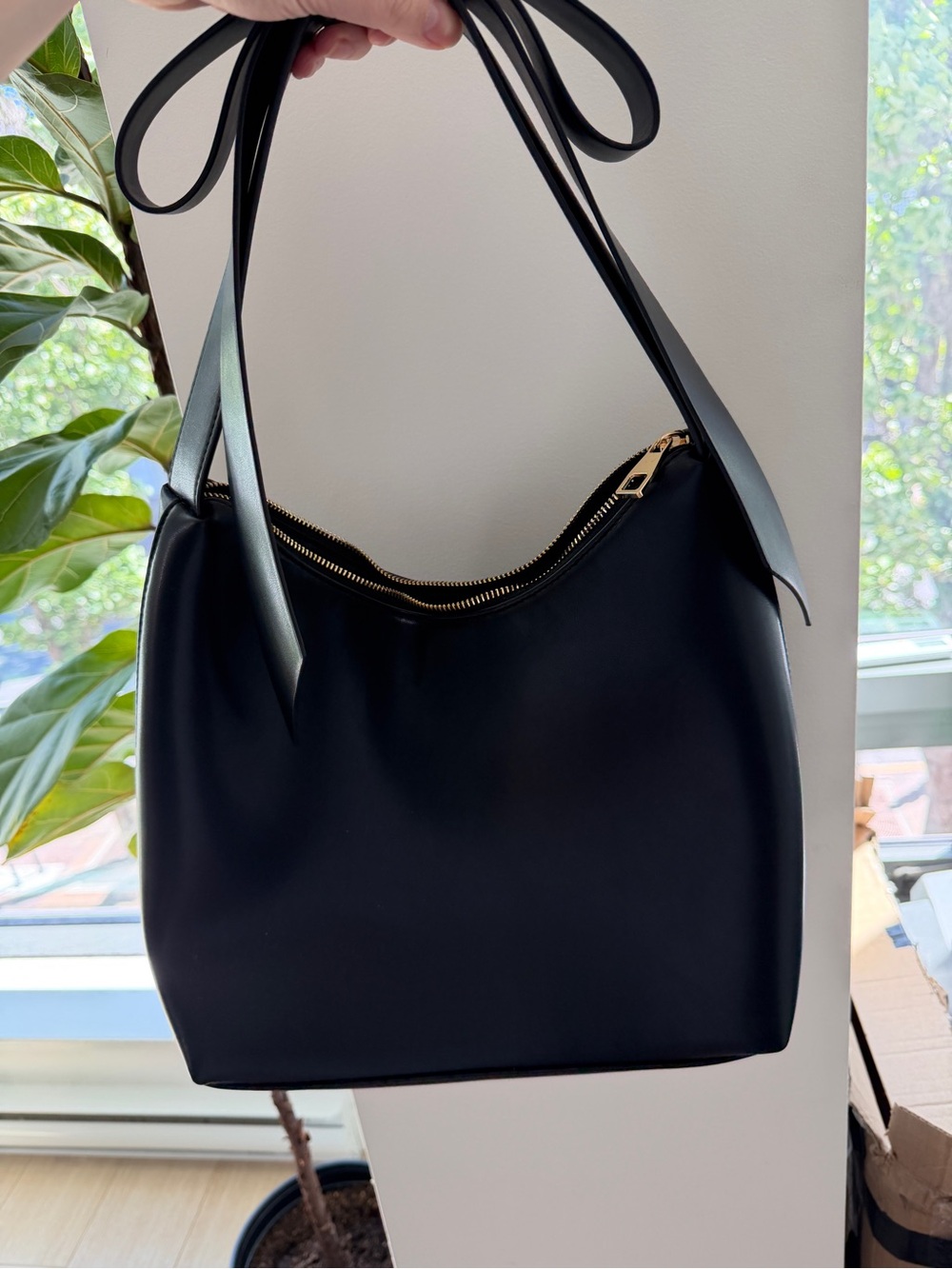 Bow Midi Shoulder Bag — Black Anthropologie - Picture 3 of 7